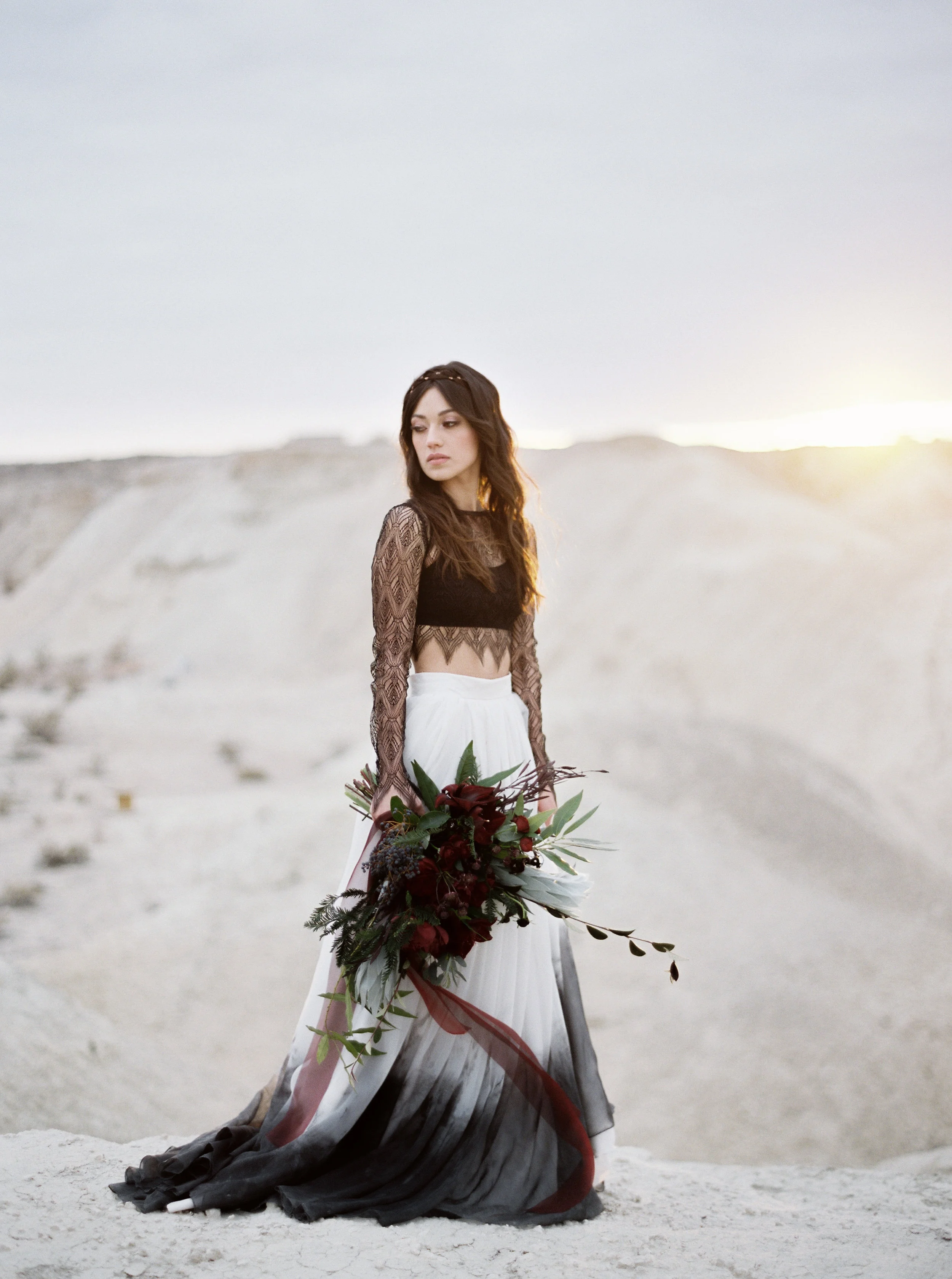 Black sales elopement dress